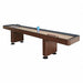 Shuffleboard Table Walnut Finish