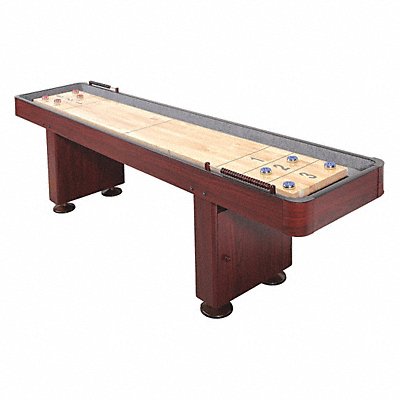 Shuffleboard Table Dark Cherry Finish