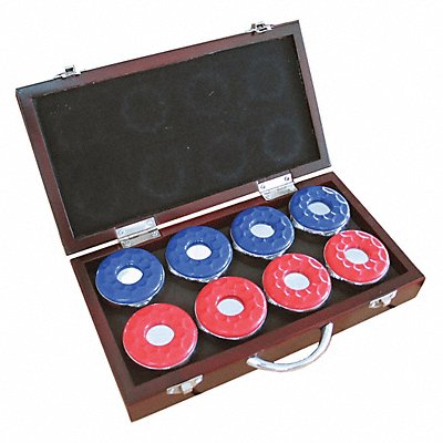 Shuffleboard Pucks with Case PK8