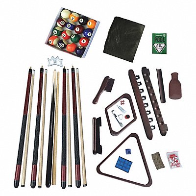 Billiards Accessory Kit Mahogany