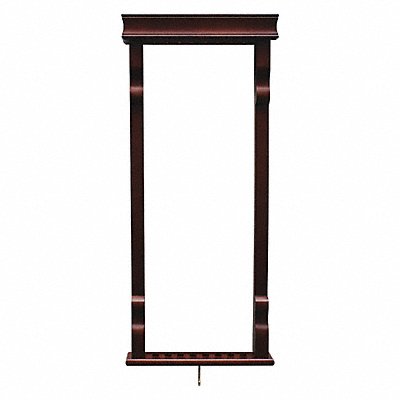 Wall Billiard Pool Cue Rack Mahogany