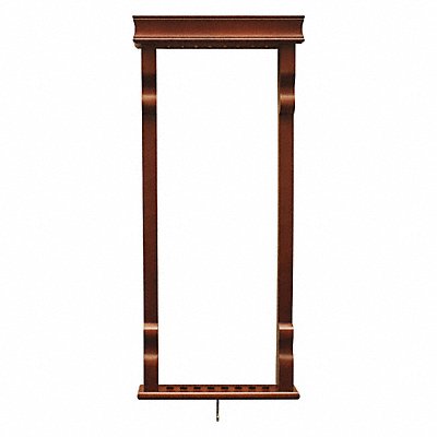 Wall Billiard Pool Cue Rack Walnut