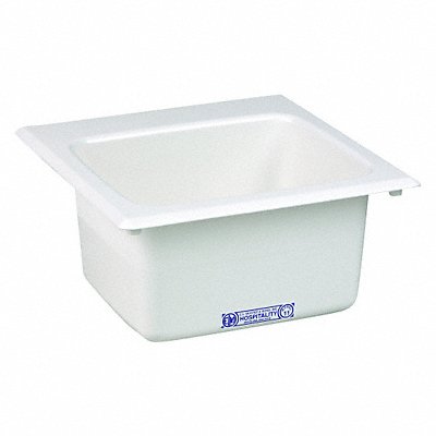 Bar Sink 15inx15in White