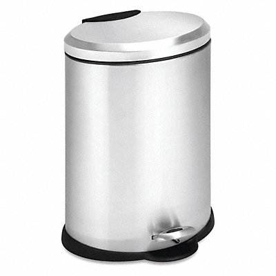 Oval Stainless Steel Step Can