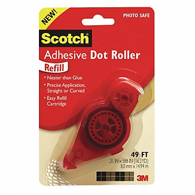 Adhesive Dot Roller Refill White