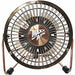 USB Desk Fan 5V Adapter Included 4in
