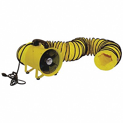 Cylinder Fan 2000 CFM 20 ft Hose 12 in