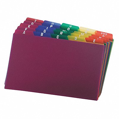 CardGuides Alpha 1/5Tab 5x8 PK25