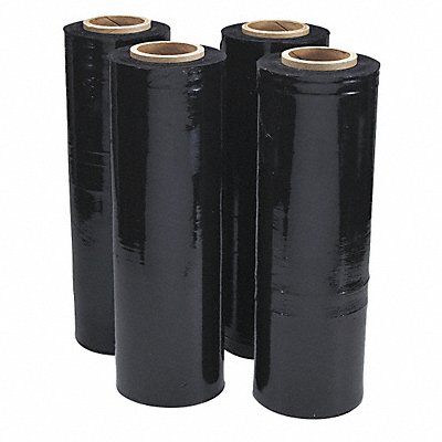 Black Stretch Film 18 x1 500ft Roll PK4