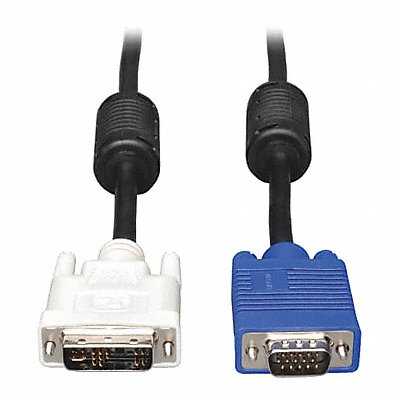 DVI to VGA Cable RGB DVI-A HD15 M/M 6ft