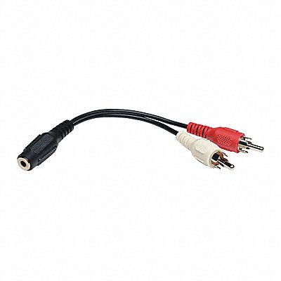 Audio Cable 3.5mm Y Split 2 RCA 6 