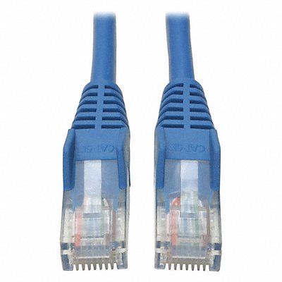 Cat5e Cable Snagless Molded Blue 10ft