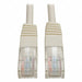 Cat5e Cable Molded RJ45 M/M White 5ft
