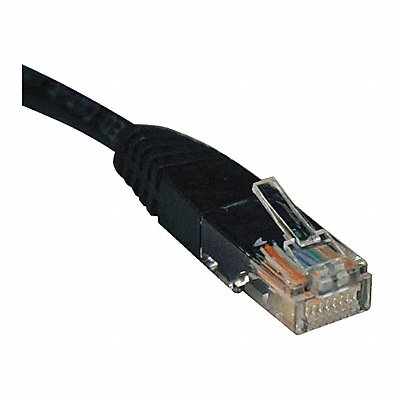 Cat5e Cable Molded RJ45 M/M Black 6ft