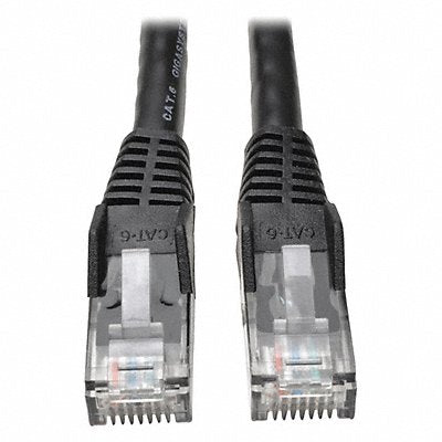 Cat6 Cable Snagless Molded Black 25ft