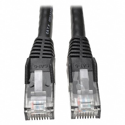 Cat6 Cable Snagless Molded Black 10ft