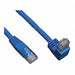 Cat6 Cable Right Angle RJ45 M/M Blue 5ft