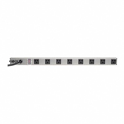 Power Strip 8-Outlet RA 5-15P 24in cord