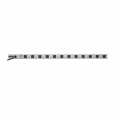 Power Strip 12 Right 5-15P 36in cord