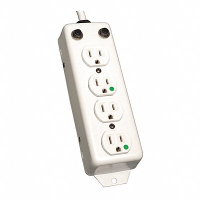 Outlet Strip 4 Outlet 15A 24 L Wht