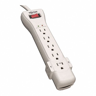 Surge 7 Outlet 7ft cord 2160J White