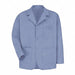 Mens Lt Blue Poplin Office Coat