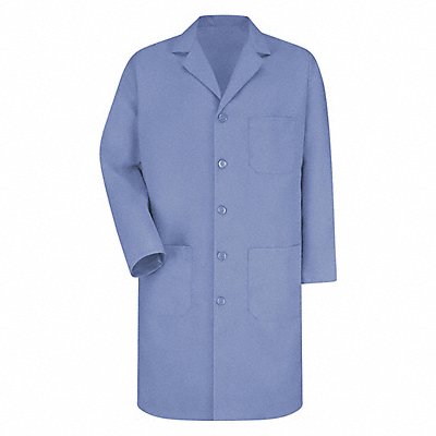 Mens Lt Blue Lab Coat 80/20