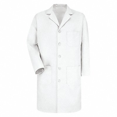 Mens White Lab Coat 80/20