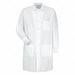 Unisex White 80/20 Lab Coat W/Knit