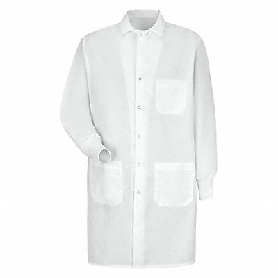 Unisex White Lab Coat 80/20 Poplin