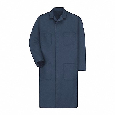 Mens Navy Shop Coat 65/35 Twill