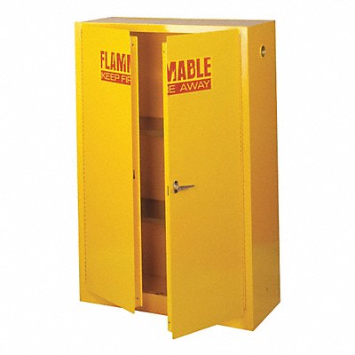 Flammable Safety Cabinet 45 gal Yellow