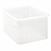 Grid Containers Clr 22-1/2x17-1/2x12