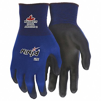 Gloves Work Large Blue/Black PK12