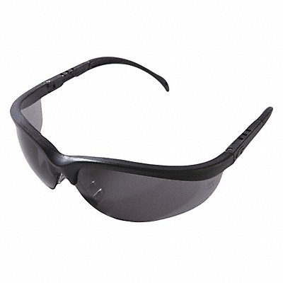 Safety Glasses Black Frame Gray Lens