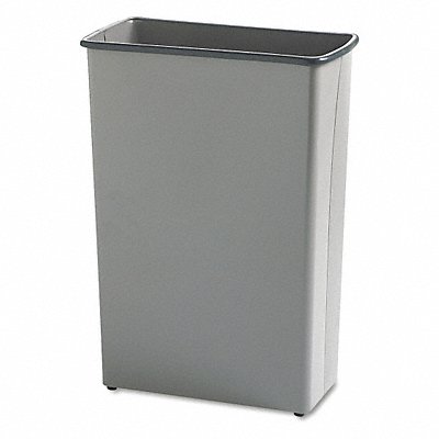 Wastebasket 22 gal Rectangular Charcol