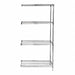 Wire Shelving Unit Starter 800 lb Steel