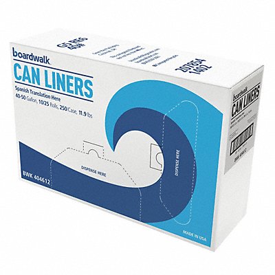 Can Liner 40x46 Heavy Duty 10Mic PK250