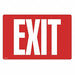 Sign Glow In Dark Exit White