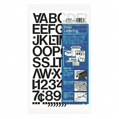 Letters Vinyl Helvetica 1 Black PK88