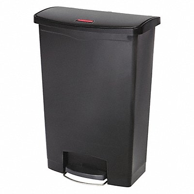 Slim Jim Resin Step On 24 gal Black
