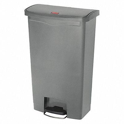 Slim Jim Resin Step On 18 gal Gray