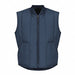 Mens Navy Quilted Vest Patch Pocket