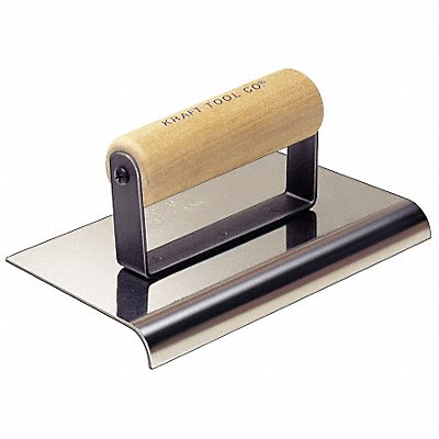 Sidewalk Edger SS/Wood 1/2 in Radius