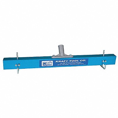 Concrete Gauge Rake 24 in Aluminum