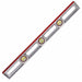 Box Level Cast Aluminum 24 in L 6 Vials