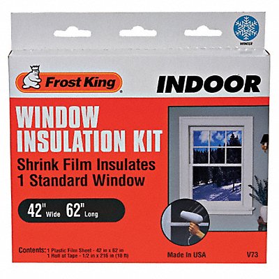 Shrink Window Kit Indoor 42 x 62 In