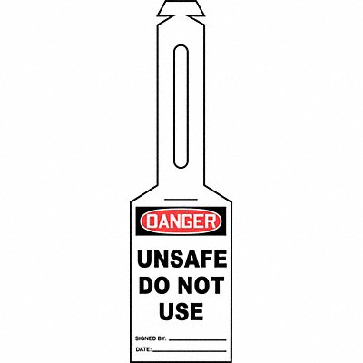 Loop n Strap Danger Tag 5 1/4in H PK25