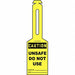 Loop n Strap Caution Tag 5 1/4in H PK25