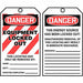 Danger Tag By The Roll 6-1/4 x 3 PK100